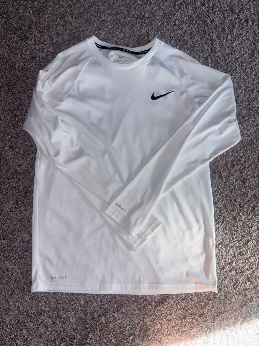 Nike dry fit swim long sleeve size small